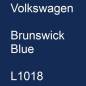 Preview: Volkswagen, Brunswick Blue, L1018.